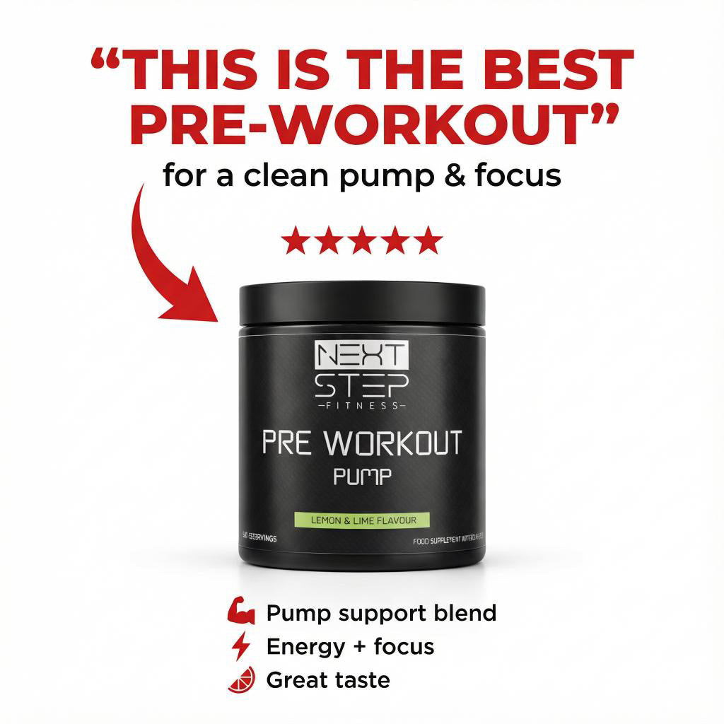 Nextstepfitness - Pump Pre workout - Lemon and Lime - 300g