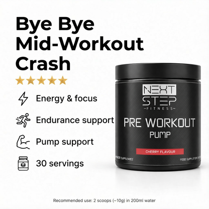 Nextstepfitness - Pump Pre workout - Cherry - 300g