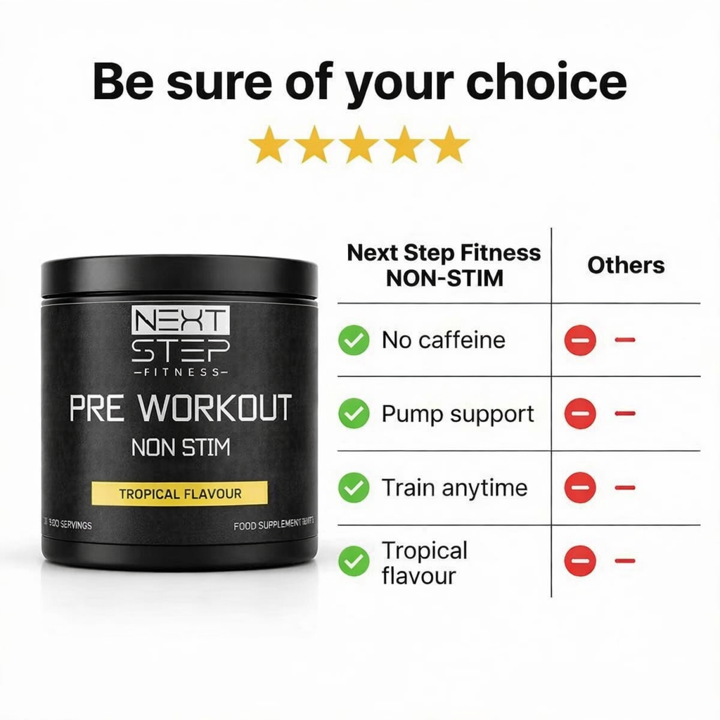 Nextstepfitness - Non stim Preworkout - Tropical - 300g