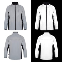 Womens Reflective Running & Cycling Jacket | Silver Hi Vis | BTR