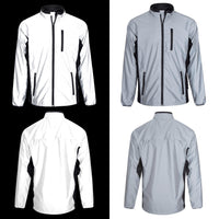 Reflective High Visibility Cycling & Running Jacket | Silver | BTR