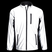 Reflective High Visibility Cycling & Running Jacket | Silver | BTR