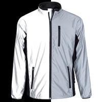 Reflective High Visibility Cycling & Running Jacket | Silver | BTR