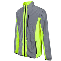 Hi Vis Reflective Running and Cycling Jacket | Reflective and Yellow