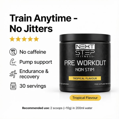 Nextstepfitness - Non stim Preworkout - Tropical - 300g