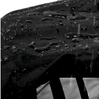 BTR Waterproof Bike Rack Bag Cover with Reflective Trim